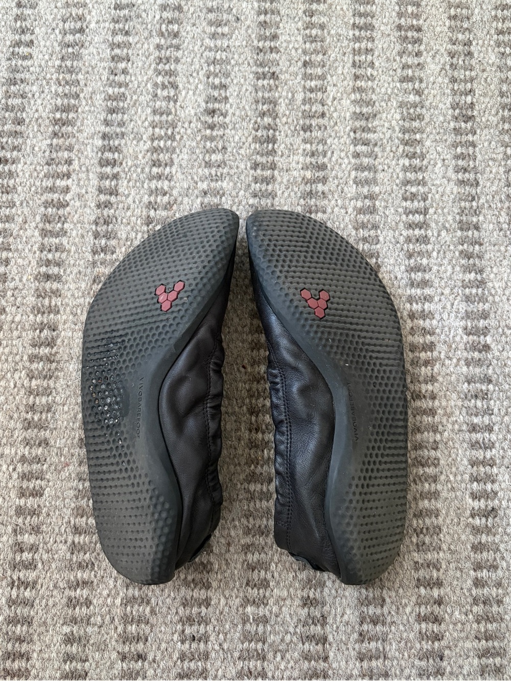 Vivobarefoot Asana Yin Ballerina Black Leather Flats - Picture 3 of 7